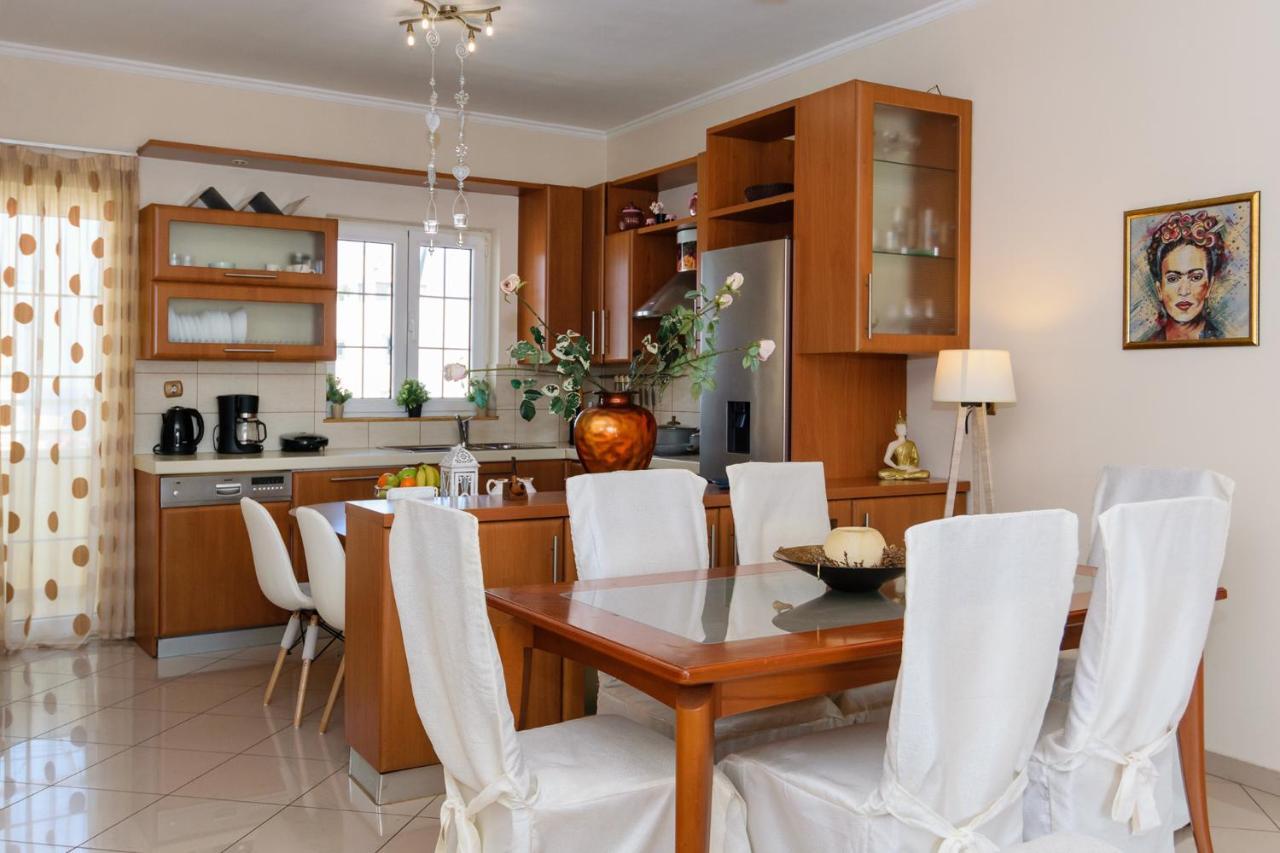 Central Penthouse In Quiet Neighborhood Near Sandy Beach Chania  Bagian luar foto