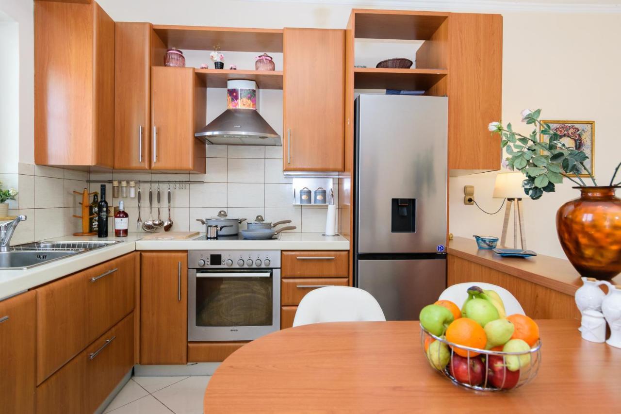 Central Penthouse In Quiet Neighborhood Near Sandy Beach Chania  Bagian luar foto