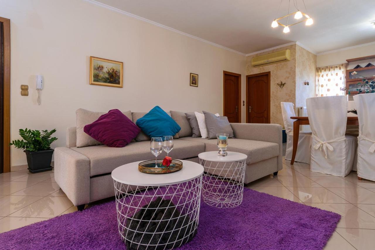 Central Penthouse In Quiet Neighborhood Near Sandy Beach Chania  Bagian luar foto